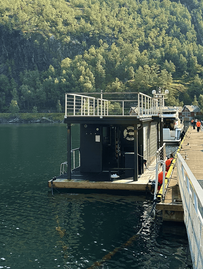 Sauna and swim location